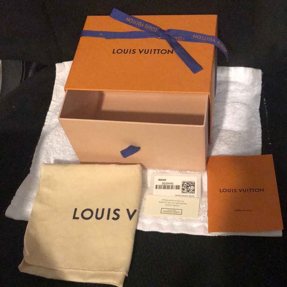 Louis Vuitton NANO Toiletry pouch Box and dust bag included card.